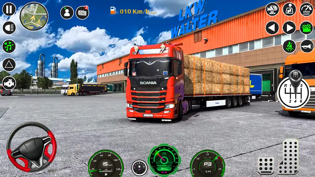 American Cargo City Driving 3D МОД/Взлом [Меню, Бесконечные монеты и Открытые уровни] Screenshot 1