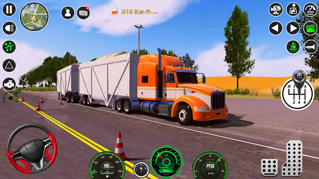 American Cargo City Driving 3D МОД/Взлом [Меню, Бесконечные монеты и Открытые уровни] Screenshot 2