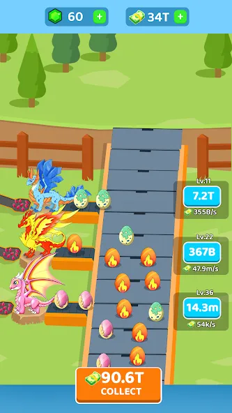 Dragon Master Adventure (Драгон Мастер Приключение) МОД/Взлом [Меню, Бесконечные монеты и Открытые уровни] Screenshot 5