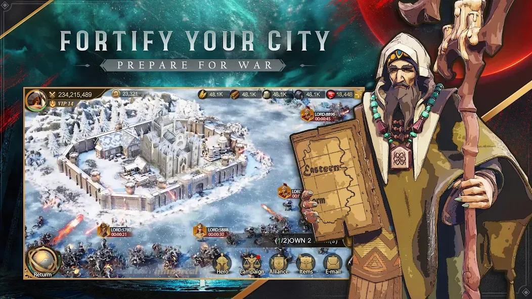 Land of Empires: Immortal (Лэнд оф Эмпайрс) МОД/Взлом [Много денег, Монет и Все открыто] Screenshot 2