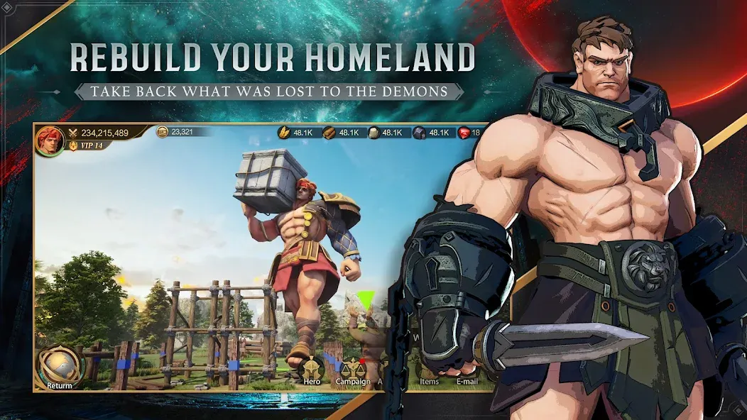 Land of Empires: Immortal (Лэнд оф Эмпайрс) МОД/Взлом [Много денег, Монет и Все открыто] Screenshot 5