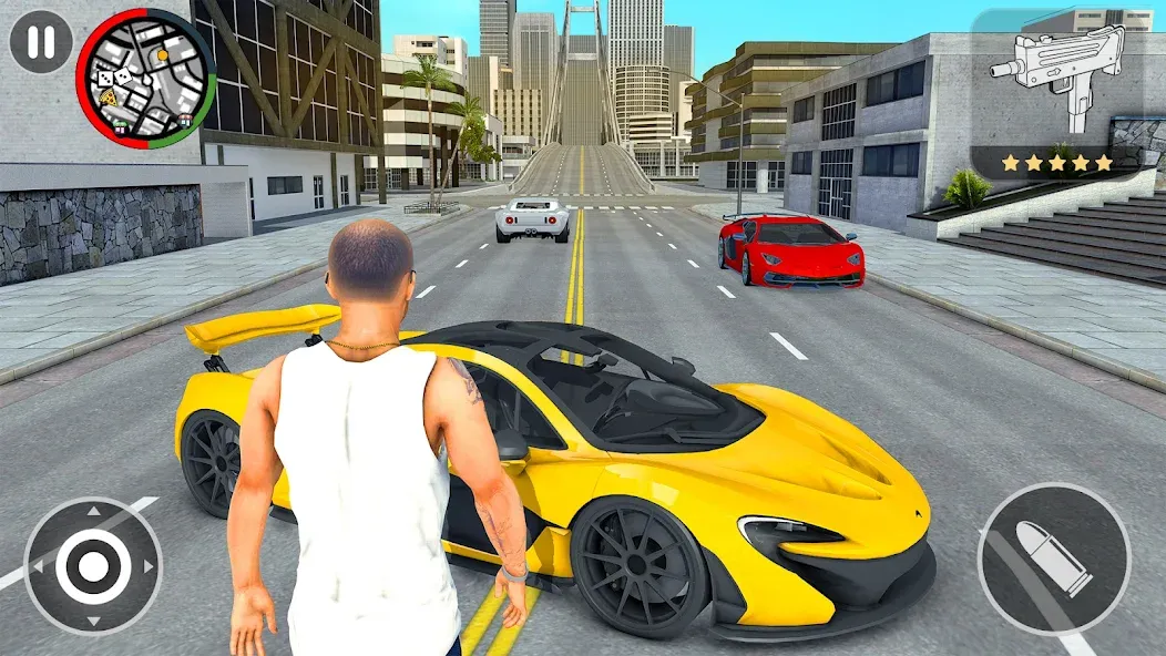 Grand City Vegas Crime Games (Гранд Сити Вегас Крайм Геймс) МОД/Взлом [Бесконечные деньги, Монеты и Мега MOD] Screenshot 2