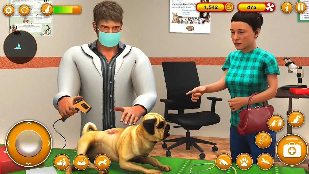 Pet Dog Family Adventure Games МОД/Взлом [Все открыто, Дополнительные деньги и Меню MOD] Screenshot 4