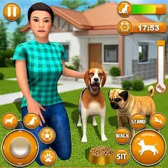 Скачать Pet Dog Family Adventure Games Взлом (Много денег) на Андроид бесплатно