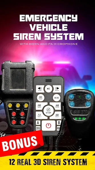 Siren sounds set: siren system МОД/Взлом [Много денег, Монет и Все открыто] Screenshot 1