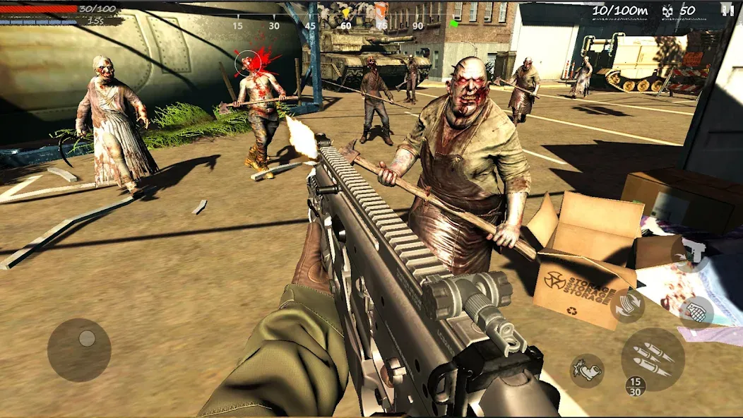Zombie Game:Trigger Survivor (Зомби Гейм) МОД/Взлом [Все открыто, Дополнительные деньги и Меню MOD] Screenshot 2