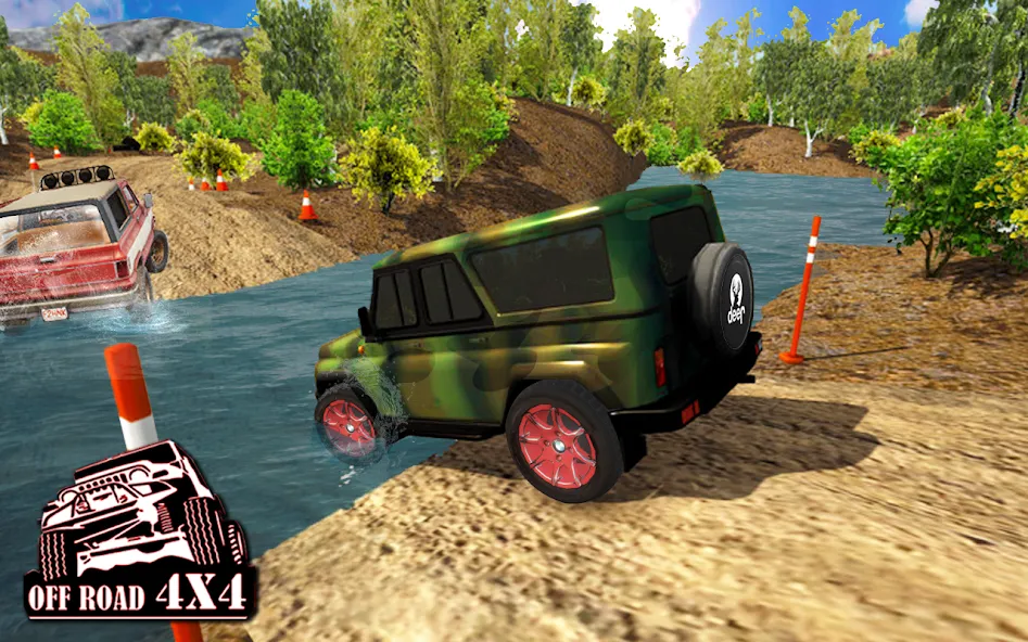 Offroad Jeep Racing Extreme МОД/Взлом [Меню, Бесконечные монеты и Открытые уровни] Screenshot 3