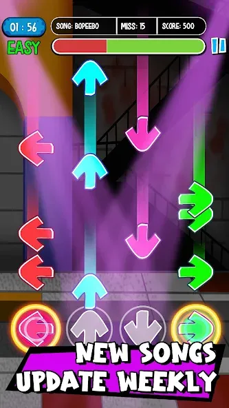Beat Live: Show Music Game (ФНФ Музыка Мод Фанкин) МОД/Взлом [Меню, Бесконечные монеты и Открытые уровни] Screenshot 3