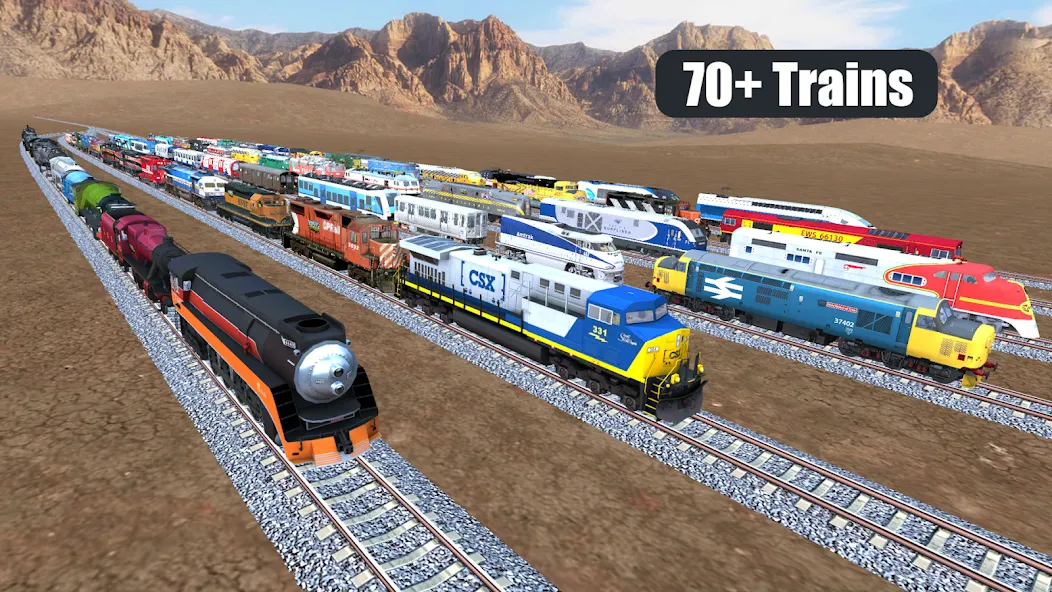 Train Sim (Трейн Сим) МОД/Взлом [Бесконечные деньги, Монеты и Мега MOD] Screenshot 1