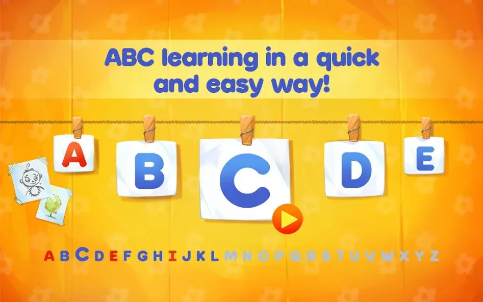 ABC Alphabet! ABCD games! МОД/Взлом [Много монет, Открытые уровни и Мега MOD] Screenshot 1