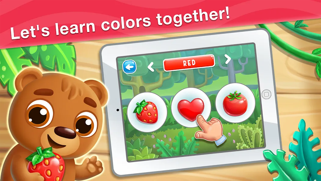 Colors learning games for kids МОД/Взлом [Много монет, Открытые уровни и Мега MOD] Screenshot 1