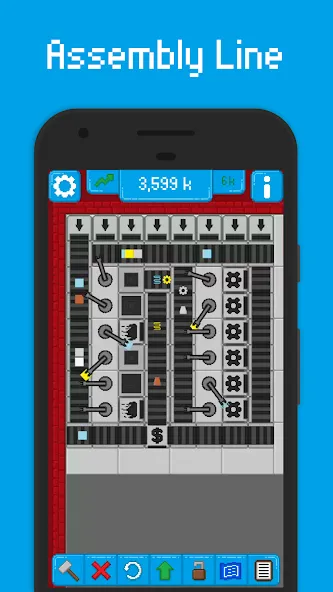 Assembly Line (Ассемблей Лайн) МОД/Взлом [Много монет, Открытые уровни и Мега MOD] Screenshot 1