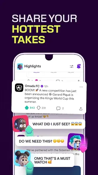 Omada - Make Sport Social (Омада) МОД/Взлом [Все открыто, Дополнительные деньги и Меню MOD] Screenshot 5
