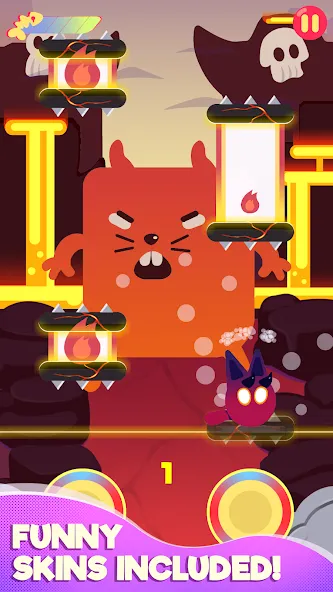 Cringe the Cat - Music Game МОД/Взлом [Меню, Бесконечные монеты и Открытые уровни] Screenshot 5