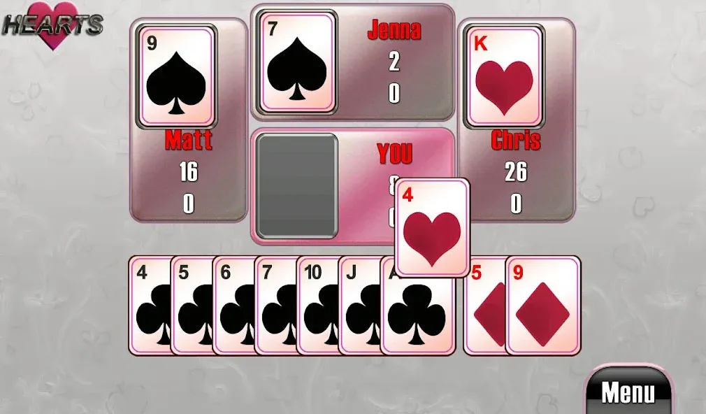 Hearts МОД/Взлом [Деньги, Монеты и Меню MOD] Screenshot 3