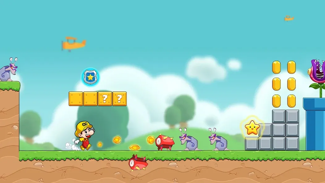 Bean's World Super: Run Games МОД/Взлом [Меню, Бесконечные монеты и Открытые уровни] Screenshot 2