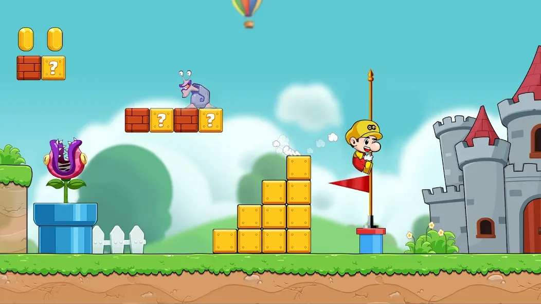 Bean's World Super: Run Games МОД/Взлом [Меню, Бесконечные монеты и Открытые уровни] Screenshot 3