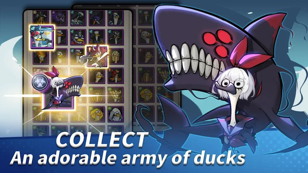 Merge Duck 2: Idle RPG (Мердж Дак 2) МОД/Взлом [Деньги, Монеты и Меню MOD] Screenshot 3
