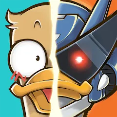 Скачать Merge Duck 2: Idle RPG Взлом (Много денег) на Андроид бесплатно