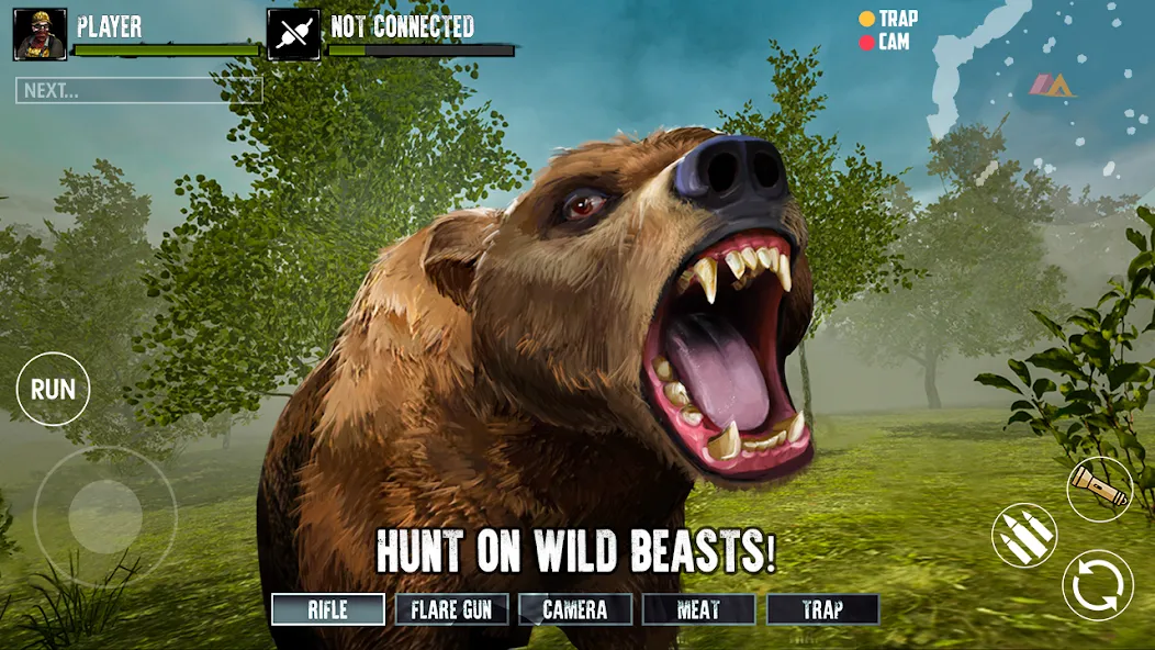 BIGFOOT: Yeti Hunt Multiplayer (Бигфут Охотник Симулятор Онлайн) МОД/Взлом [Меню, Бесконечные монеты и Открытые уровни] Screenshot 4
