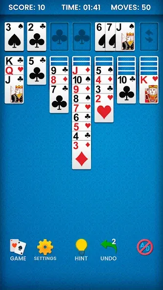 Klondike Solitaire (Клондайк солитер) МОД/Взлом [Все открыто, Дополнительные деньги и Меню MOD] Screenshot 2