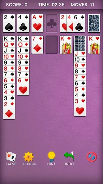 Klondike Solitaire (Клондайк солитер) МОД/Взлом [Все открыто, Дополнительные деньги и Меню MOD] Screenshot 3