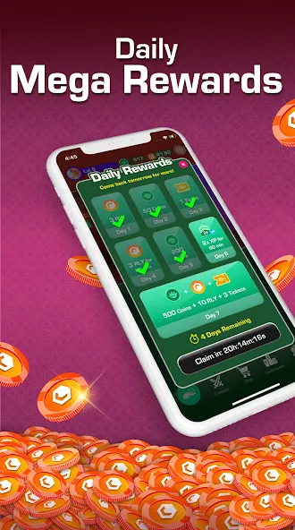 Carrom Blitz: Win Rewards (Карром Блиц) МОД/Взлом [Много монет, Открытые уровни и Мега MOD] Screenshot 4