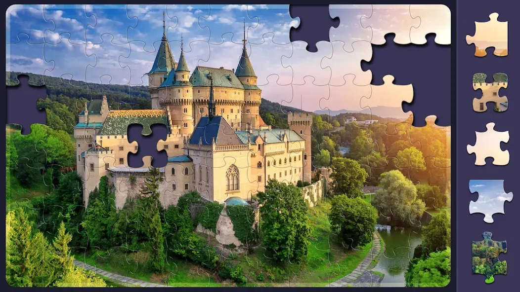 Relax Jigsaw Puzzles МОД/Взлом [Все открыто, Дополнительные деньги и Меню MOD] Screenshot 1