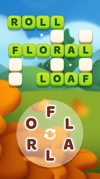 Word Spells: Word Puzzle Game МОД/Взлом [Деньги, Монеты и Меню MOD] Screenshot 1