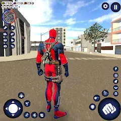 Скачать Взломанная Miami Rope Hero Spider Game на Андроид (Много денег)