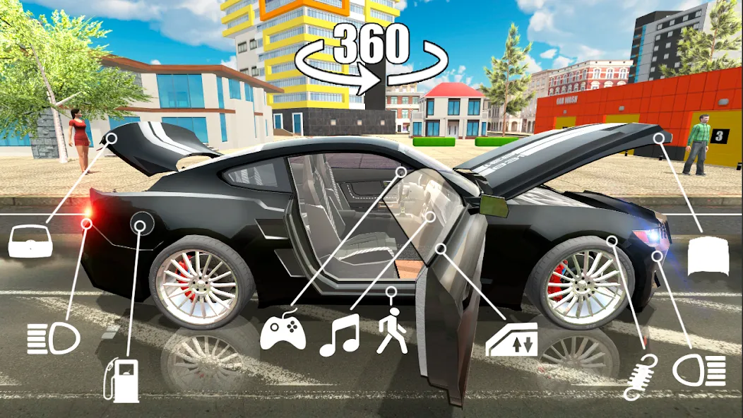 Car Simulator 2 МОД/Взлом [Много денег, Монет и Все открыто] Screenshot 1