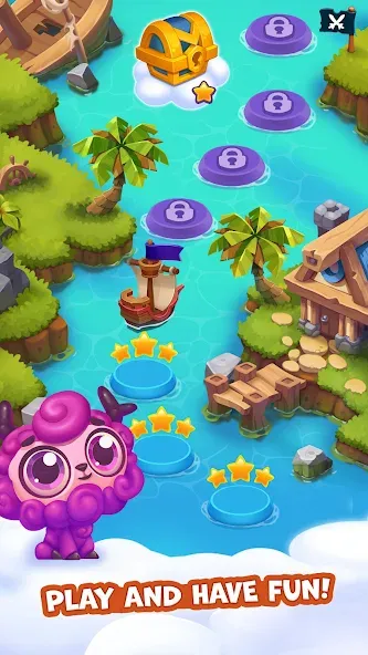 Pirate Treasures: Jewel & Gems МОД/Взлом [Бесконечные деньги, Монеты и Мега MOD] Screenshot 1