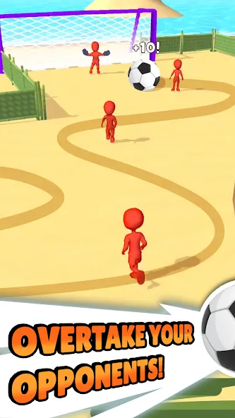 Crazy Kick! Fun Football game МОД/Взлом [Деньги, Монеты и Меню MOD] Screenshot 3
