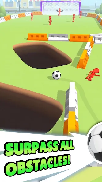 Crazy Kick! Fun Football game МОД/Взлом [Деньги, Монеты и Меню MOD] Screenshot 4