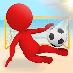 Скачать Crazy Kick! Fun Football game Взлом (Много денег и без рекламы) на Android