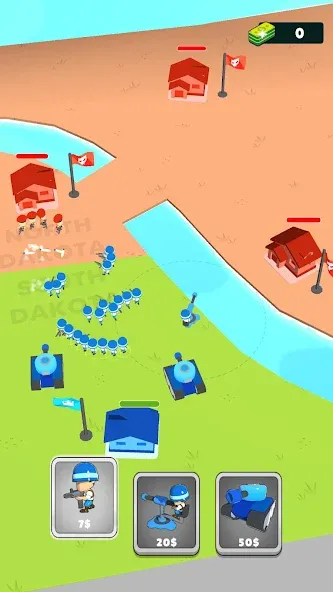 Draw Army: State Survivor (Дроу Арми) МОД/Взлом [Меню, Бесконечные монеты и Открытые уровни] Screenshot 3