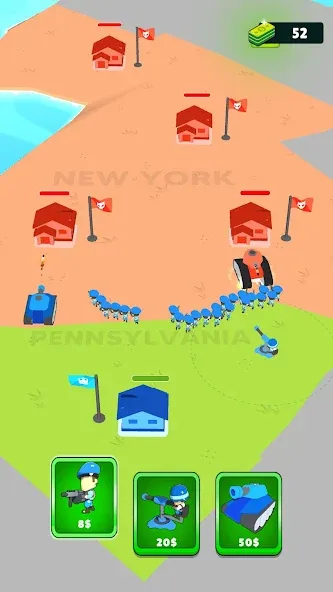 Draw Army: State Survivor (Дроу Арми) МОД/Взлом [Меню, Бесконечные монеты и Открытые уровни] Screenshot 5