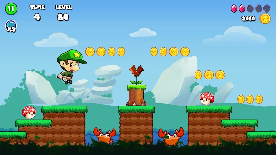 Bob Run: Adventure run game (Боб Ран) МОД/Взлом [Много денег, Монет и Все открыто] Screenshot 1
