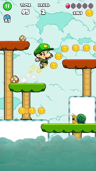 Bob Run: Adventure run game (Боб Ран) МОД/Взлом [Много денег, Монет и Все открыто] Screenshot 5