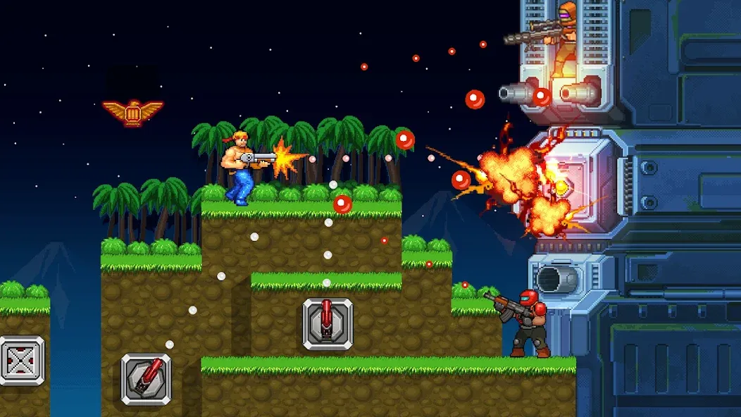 Gun Force: Action Shooting (Ган Форс) МОД/Взлом [Меню, Бесконечные монеты и Открытые уровни] Screenshot 1