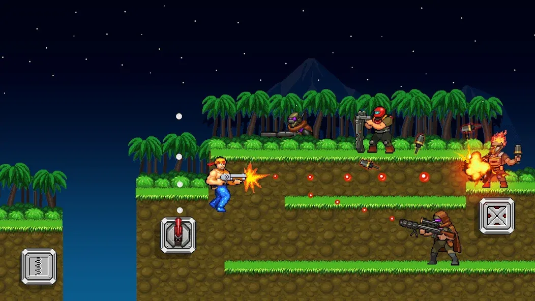 Gun Force: Action Shooting (Ган Форс) МОД/Взлом [Меню, Бесконечные монеты и Открытые уровни] Screenshot 3
