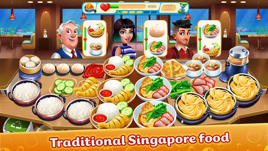 Cooking Aquarium - A Star Chef (Кукинг Аквариум) МОД/Взлом [Деньги, Монеты и Меню MOD] Screenshot 4