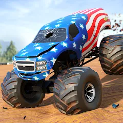 Скачать Fearless US Monster Truck Game Взлом (много денег) на Андроид бесплатно