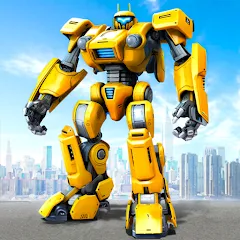 Скачать Взломанная Real Robot Bike Transform Game на Андроид - много денег
