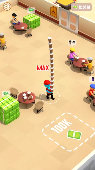 My Mini Boba Tea Cafe Tycoon (Экстримные Гонки на Велосипедах) МОД/Взлом [Меню, Бесконечные монеты и Открытые уровни] Screenshot 3