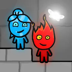 Скачать Fireboy & Watergirl FairyTales Взлом (Все уровни открыты) на Андроид
