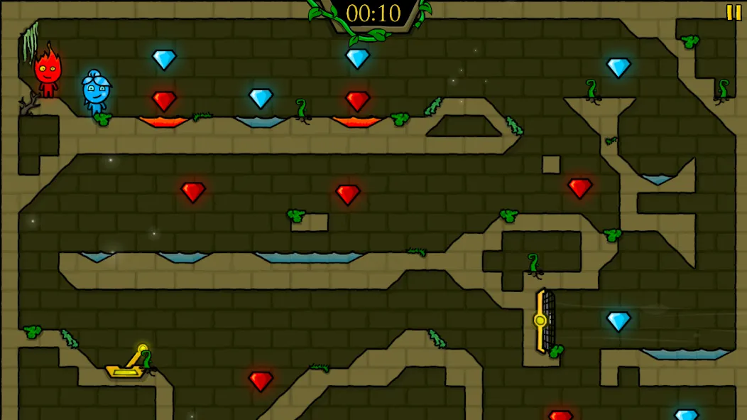 Fireboy & Watergirl: Forest МОД/Взлом [Меню, Бесконечные монеты и Открытые уровни] Screenshot 3
