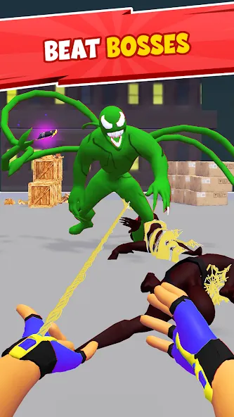 Web Master 3D: Superhero Games (Веб Мастер 3Д) МОД/Взлом [Деньги, Монеты и Меню MOD] Screenshot 5