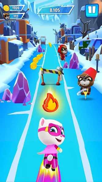 Talking Tom Hero Dash МОД/Взлом [Деньги, Монеты и Меню MOD] Screenshot 4