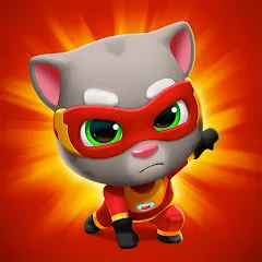 Скачать Talking Tom Hero Dash взлом на много денег и кристаллов бесплатно на андроид